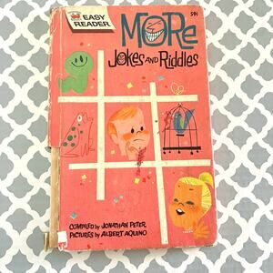 Vintage More Jokes and Riddles Wonder Books Hardcover 1963 Pre-Loved